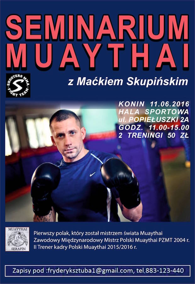 Otwarte seminarium muay thai w Koninie MMAROCKS