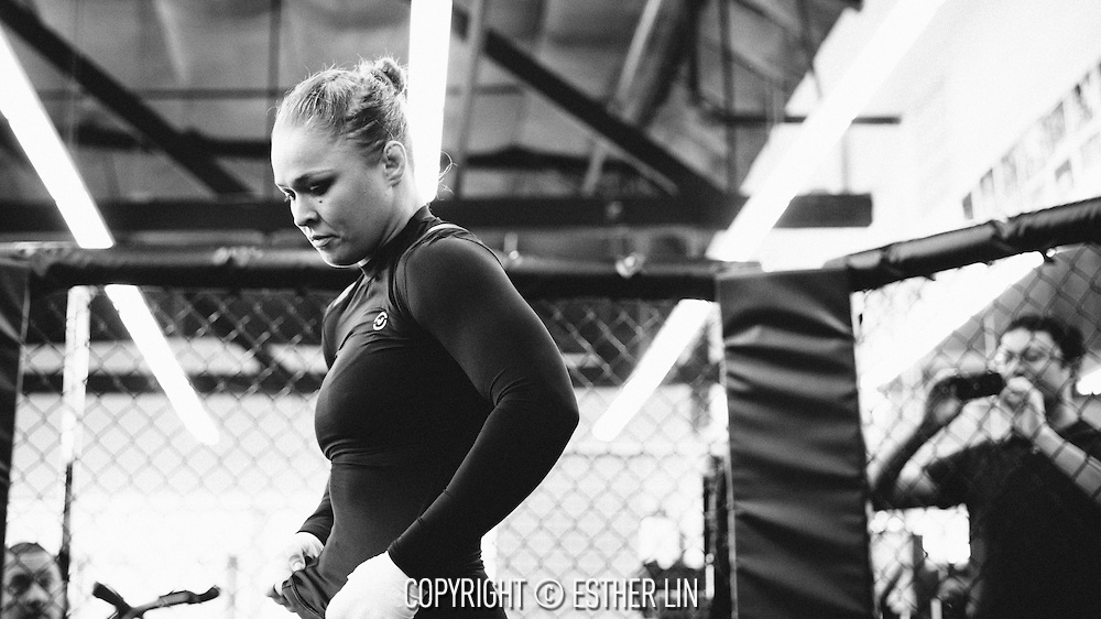 Ronda Rousey B&W