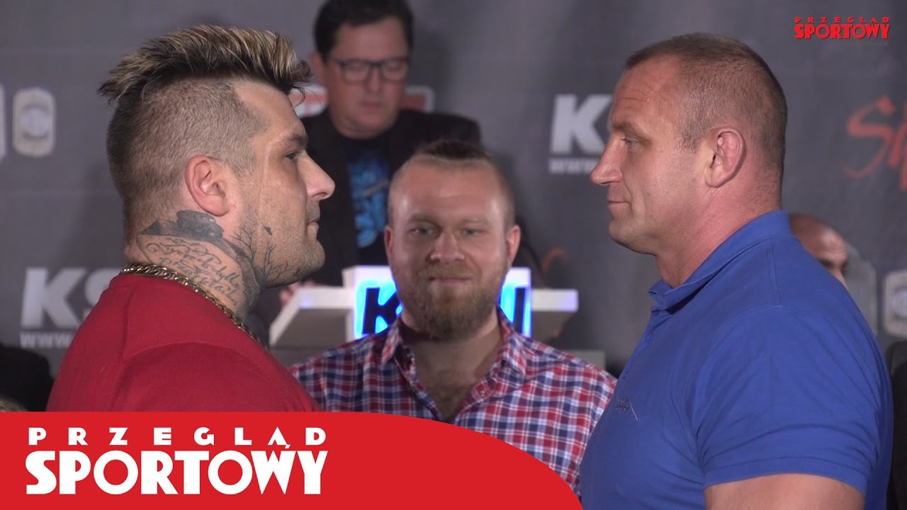 Popek i Pudzian oko w oko na konferencji przed KSW 37 [WIDEO]