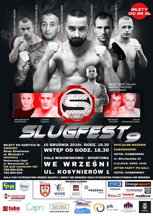 Featured image for 'Gala MMA Slugfest 9 we Wrześni'