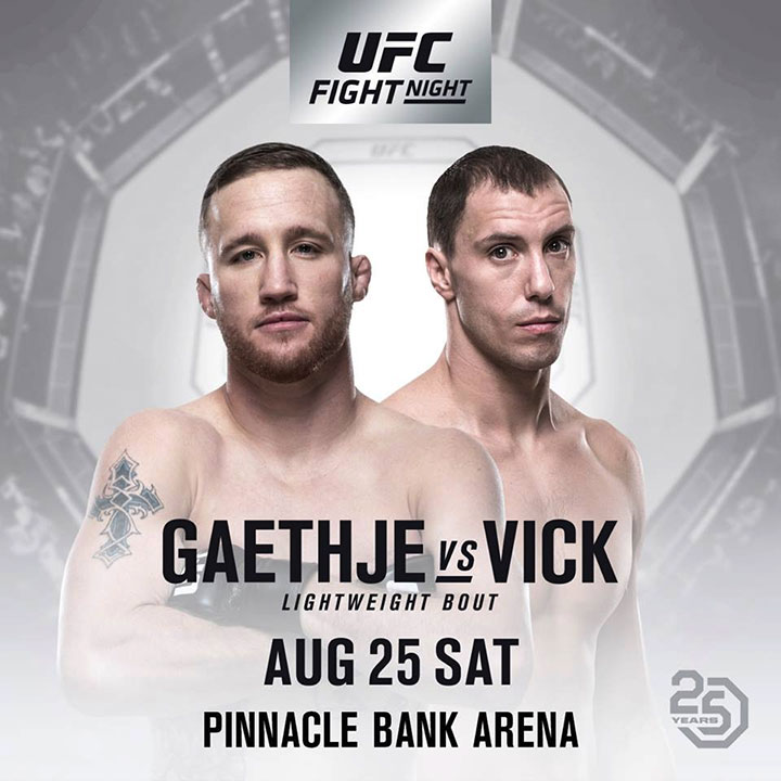 Rozpiska gali Gaethje vs Vick