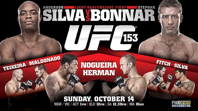 UFC 153: Silva vs. Bonnar – wyniki