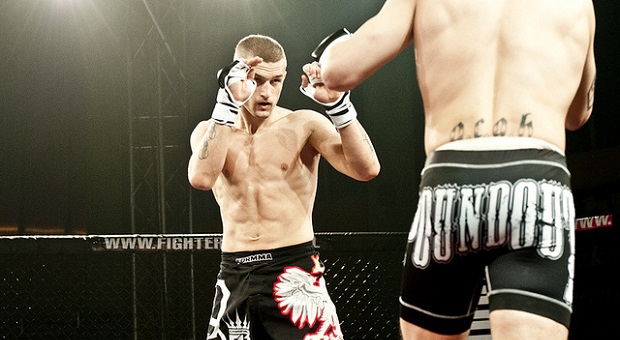Marcin Wrzosek na gali Made 4 the Cage 10
