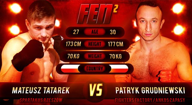 Tatarek vs. Grudniewski na gali FEN 2 we Wrocławiu