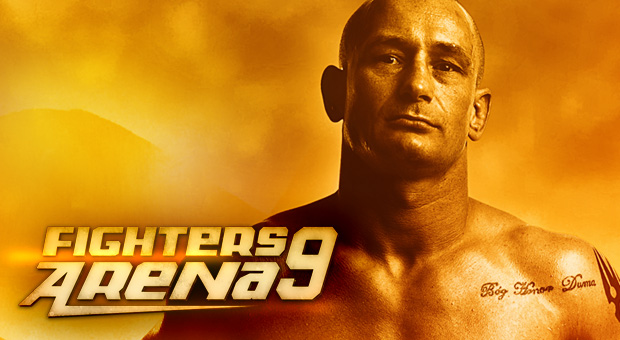 Łukasz Chlewicki na gali Fighters Arena 9 w Józefowie (plakat)