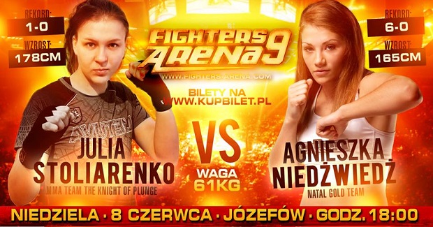 Julia Stoliarenko rywalką Agnieszki Niedźwiedź