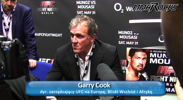 Garry Cook o wejściu UFC na rynki Rosji, Polski oraz Szkocji