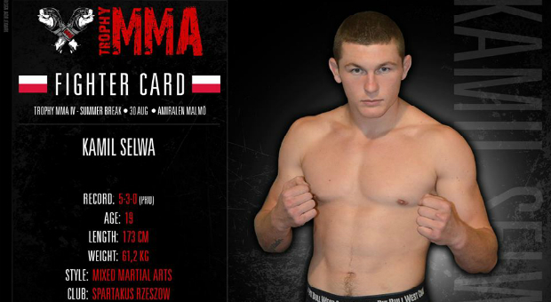 Kamil Selwa w walce wieczoru gali MMA Trophy 4
