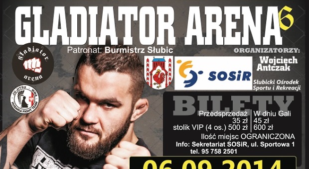 Ważenie przed Gladiator Areną 6 dzisiaj o 18:00