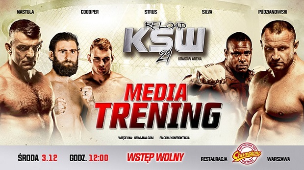 Media treningi i ważenie przed KSW 29: Reload otwarte dla kibiców