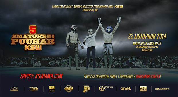 5. Amatorski Puchar KSW przesunięty na 22 listopada