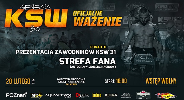 „Dzień z Gwiazdami KSW” w piątek o 16:00 w Sali Ziemia na terenie MTP w Poznaniu