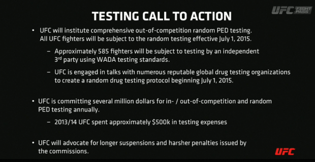 UFC wprowadza zaostrzony program walki z dopingiem