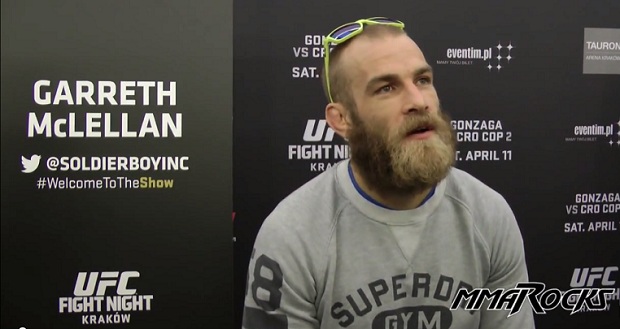 Garreth McLellan przed walką z Bartoszem Fabińskim na UFC w Polsce