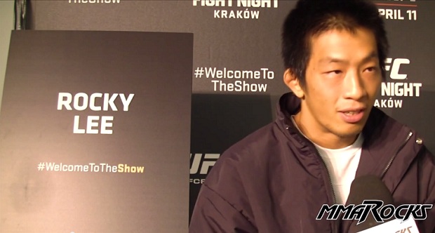 Rocky Lee przed debiutem w UFC na gali Fight Night w Polsce