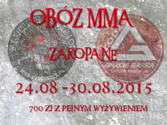 Obóz Fighting Division Bydgoszcz i Gracie Barra Łódź w ostatni weekend sierpnia w Zakopanem