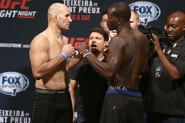UFC Fight Night: Teixeira vs. Saint Preux – wyniki
