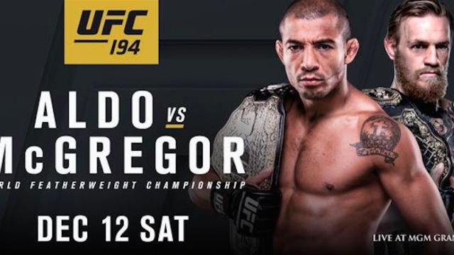 UFC 194: Aldo vs. McGregor
