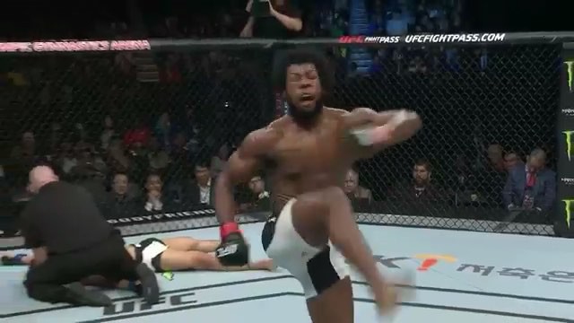 Zobacz brutalne zakończenie walki rzutem na dzisiejszej gali UFC w Korei Południowej