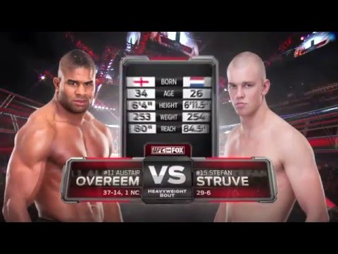 Zobacz jak Alistair Overeem demoluje Stefana Struve (wideo)