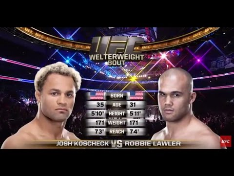 Zobacz jak Robbie Lawler demoluje Josha Koschecka na UFC 157 (wideo)