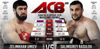 ACB 29: Zelimkhan Umiev vs. Salimgirey Rasulov. Zapowiedź walki wieczoru