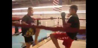 Mocny sparing między Nickiem a Nate’em Diazem (WIDEO)
