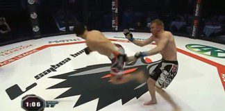 Amir Elzhurkaev piękną obrotówką na wątrobę kończy walkę na gali ACB 34