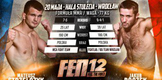 Mateusz Strzelczyk vs Jakub Boczek na gali FEN 12: Feel the Force