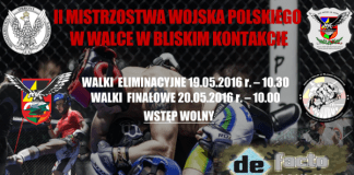 Zapowiedź II Mistrzostw Wojska Polskiego w WWBK