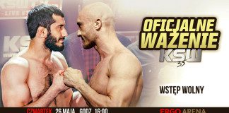 Ważenie przed KSW 35 w czwartek o 16:00. Wstęp wolny