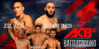Zapowiedź czerwcowej walki Saidov vs. Taylor na gali ACB 40