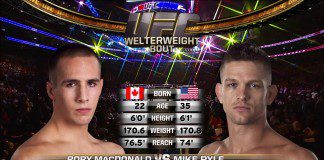 Zobacz jak Rory MacDonald odprawił przed czasem weterana Mike Pyle`a