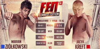 FEN 13: Marian Ziółkowski vs. Jacek Kreft dodane do karty