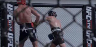 Trening bokserski McGregora ze sparingpartnerem imitującym Diaza