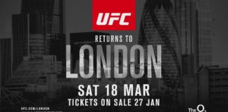 UFC wraca do Londynu