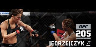 Symulacja walki Jędrzejczyk-Kowalkiewicz w grze EA SPORTS UFC 2
