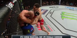 WIDEO: Jorge Masvidal ciosami odprawia Donalda Cerrone na UFC w Denver