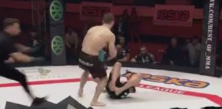 Umar Gaisumov prawym sierpowym nokautuje Pawła Karwowskiego (WIDEO)