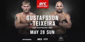 Starcie Gustafsson vs. Teixeira walką wieczoru gali UFC w Sztokholmie