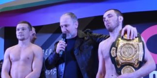 ACB 57: Moskwa – ważenie
