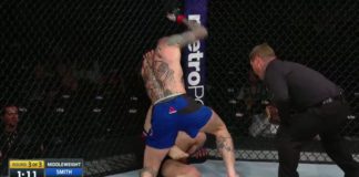 Zobacz ciężki nokaut w walce Anthony`ego Smitha z Andrew Sanchezem na UFC on FOX 24 (WIDEO)