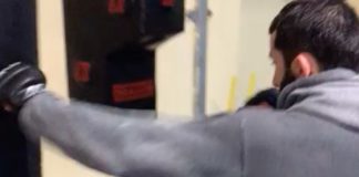 Mamed Khalidov prezentuje szybkość na worku przed KSW 39