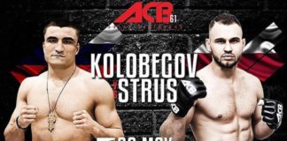 Rozpiska gali ACB 61 z Piotrem Strusem na karcie