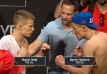 WIDEO: Ceremonia ważenia przed UFC Stockholm z udziałem Helda, Stasiaka oraz Sobotty