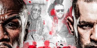 Oficjalny plakat gali Showtime Boxing: Mayweather Jr. vs. McGregor