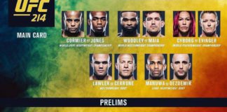 UFC 214: Cormier vs. Jones 2 – wyniki