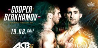 ACB 67: Berkhamov vs Cooper: transmisja na żywo
