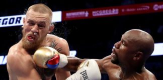 Floyd Mayweather Jr. odprawia Conora McGregora w 10. rundzie pojedynku