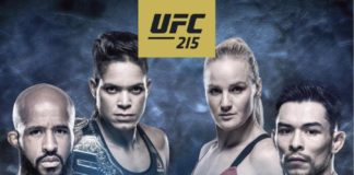 Oficjalny plakat gali UFC 215: Johnson vs. Borg